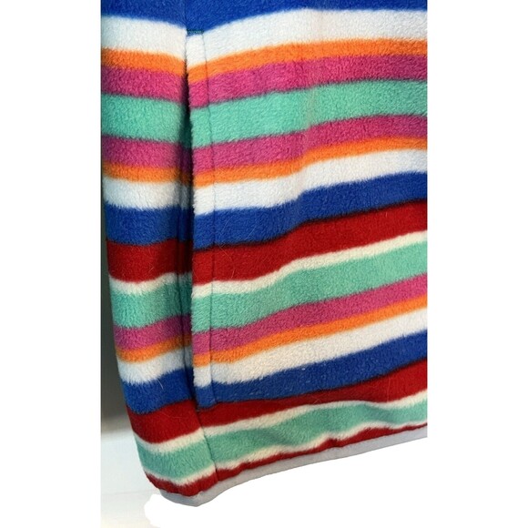 Lands End Fleece 1/4 Snap Henley Womens Size S 6-8 Long Sleeve Green Poc… - Picture 7 of 7